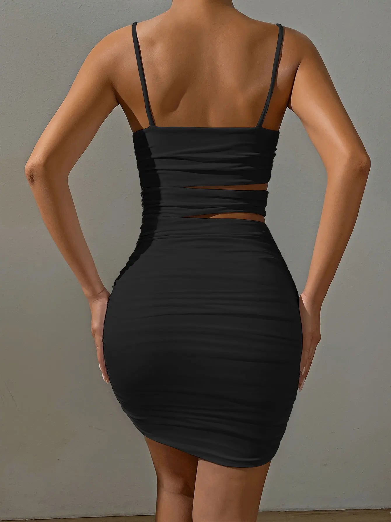 Spaghetti Strap Bodycon Mini Dress